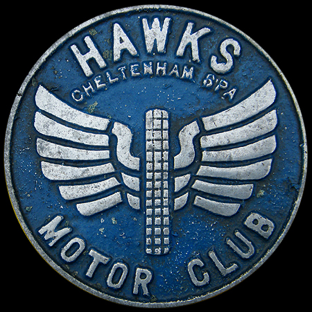  Hawks Motor Club Cheltenham Spa Car Badge