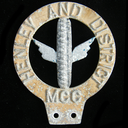 Henley and District Motor Cycle Club Car Badge