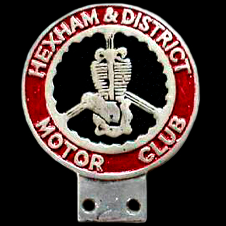 Hexham & District Motor Club Car Badge