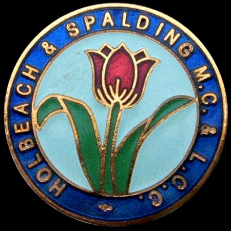 Holbeach & Spalding Motor Cycle & Light Club Lapel Badge