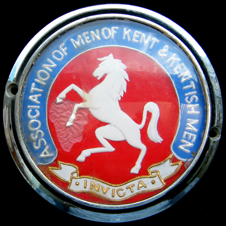 Association of Men of Kent & Kentish Men Car Badge 