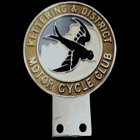 Kettering & District Motor Cycle Club Car Badge