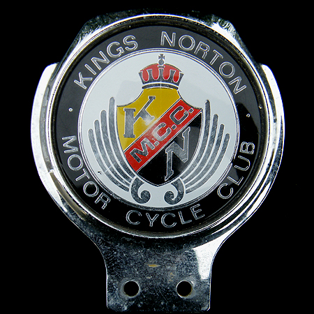 Kings Norton Motor Cycle Club Car Badge