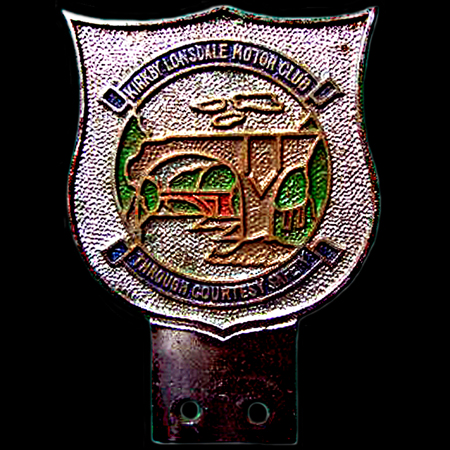 Kirkby Lonsdale Motor Club Car Badge