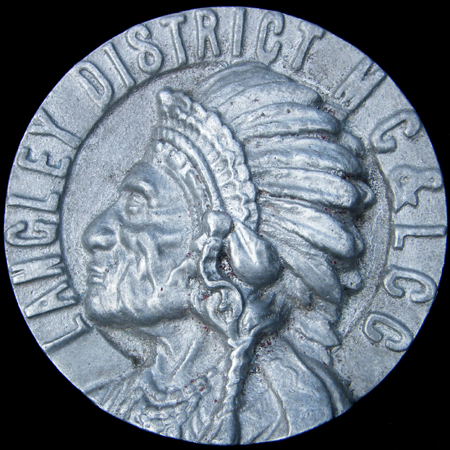 Langley District Motor Cycle & Light Car Club Badge