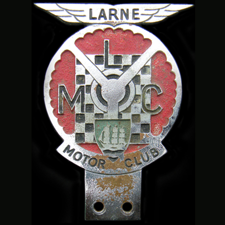 Larne Motor Club Car Badge
