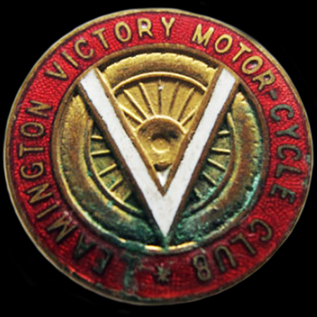 Leamington Victory Motor Cycle & Light Car Club Lapel  Badge