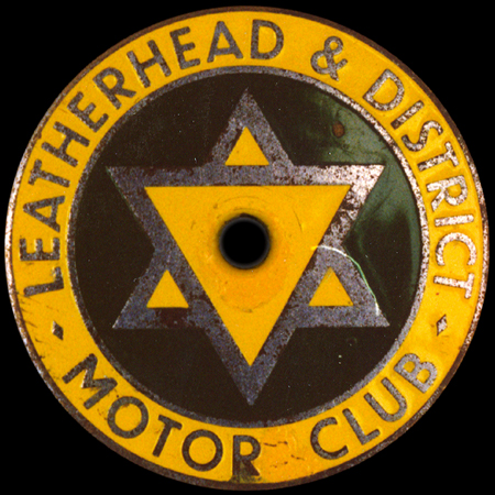 Leatherhead & District Motor Club Car Badge