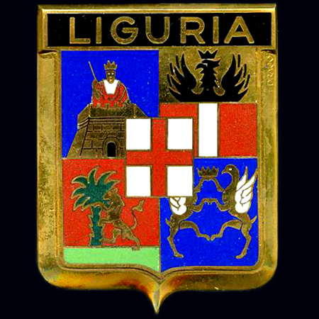 Liguria Car Badge (Drago)