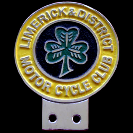 Limerick & District Motor Cycle Club Car Badge