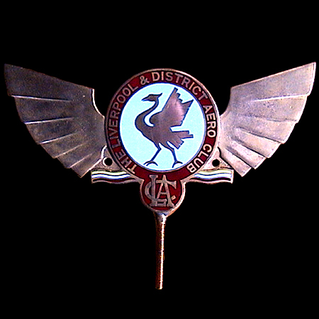Liverpool & District Aero Club Car Badge