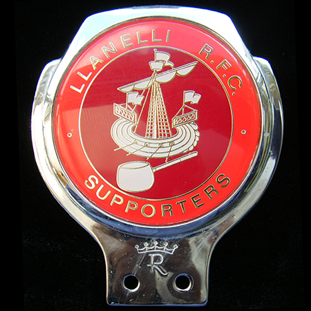 Llanelli Rugby Football Club Supporters Car Badge