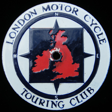London Motor Cycle Touring Club Car Badge