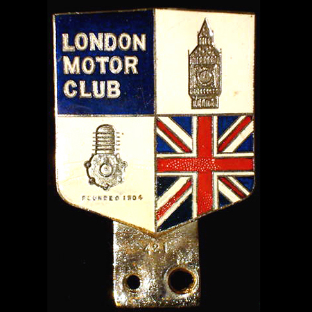 London Motor Club Car Badge