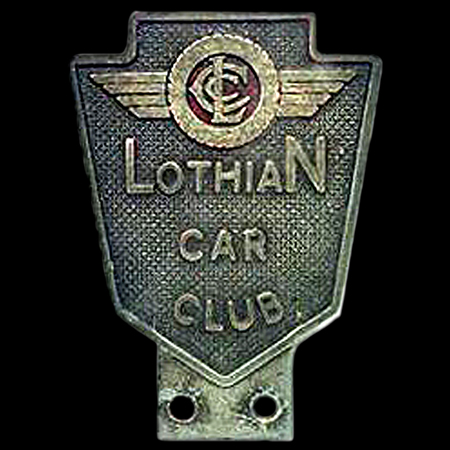 Lothian Car Club Car Badge