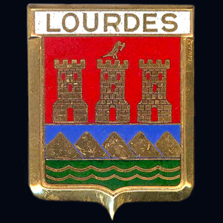 Lourdes Car Badge (Drago)