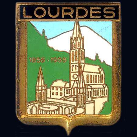 Lourdes Car Badge (Drago)