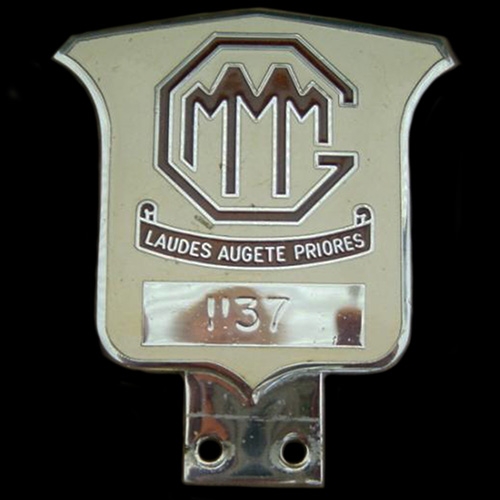 MG Laudes Augete Car Badge