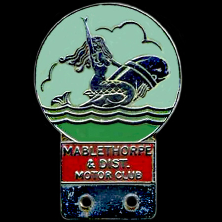 Mablethorpe & District Motor Club Car Badge
