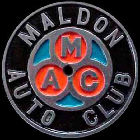 Maldon Auto Club Car Badge