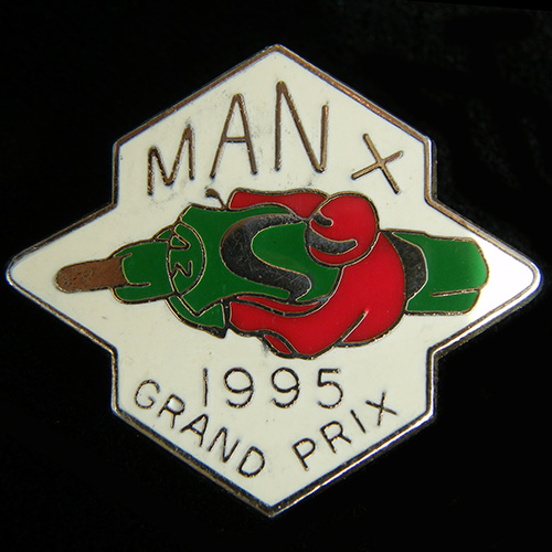 Manx Grand Prix Lapel Badge