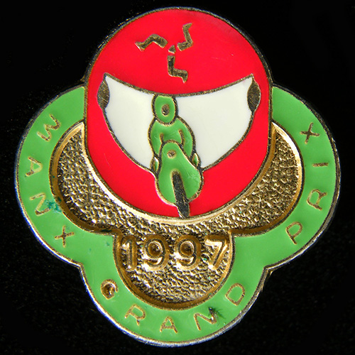 Manx Grand Prix Lapel Badge