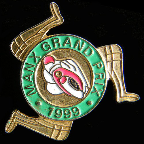Manx Grand Prix Lapel Badge