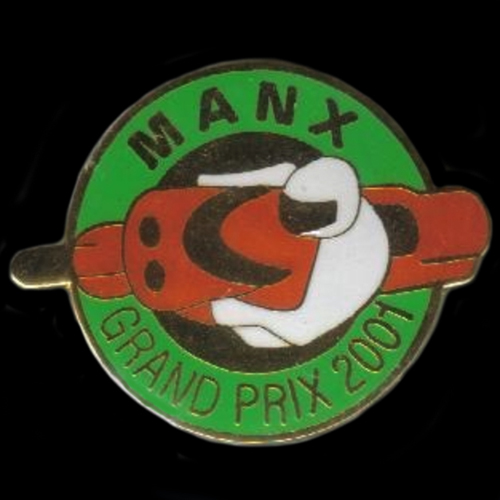 Manx Grand Prix Lapel Badge