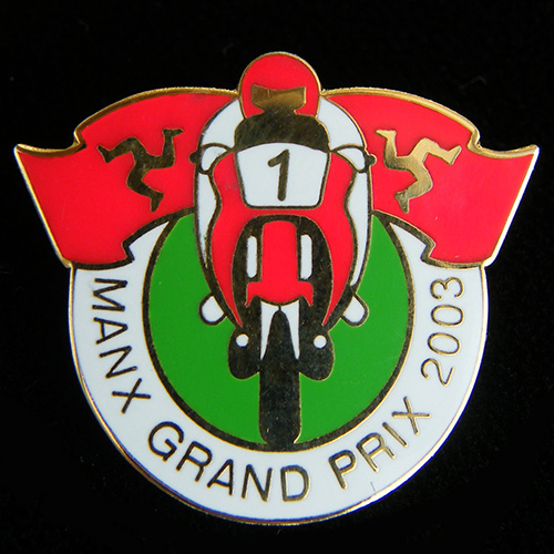 Manx Grand Prix Lapel Badge