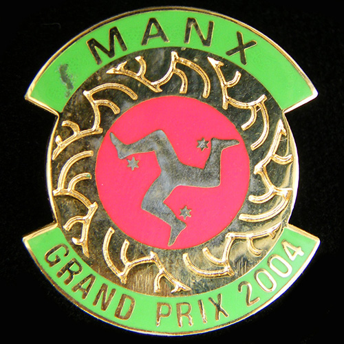 Manx Grand Prix Lapel Badge