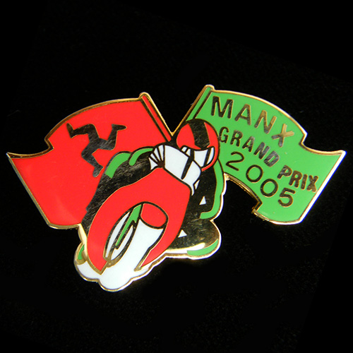 Manx Grand Prix Lapel Badge