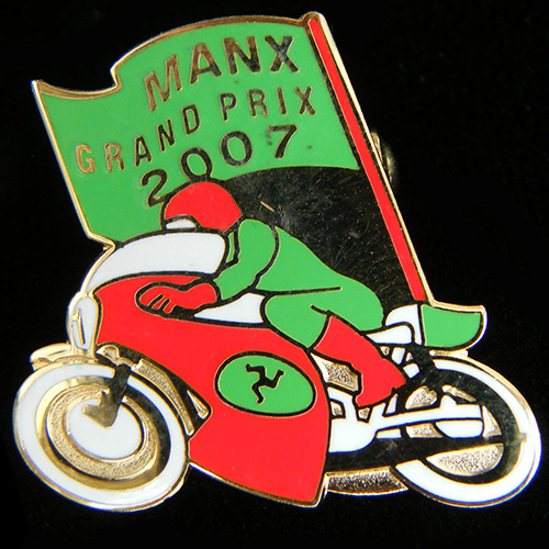Manx Grand Prix Lapel Badge