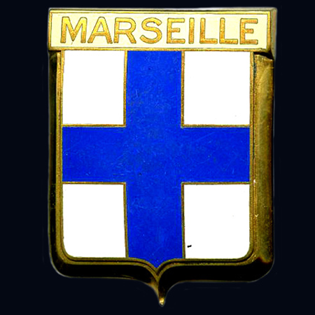 Marseille Car Badge (Drago)