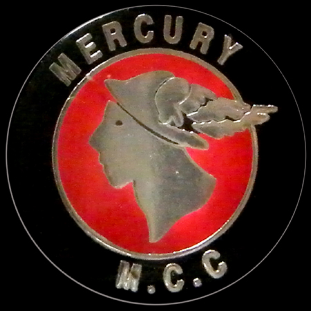 Mercury Motor Cycle Club Small Badge