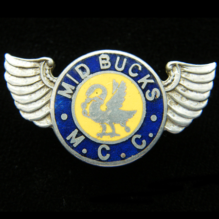 Mid Bucks Motor Cycle Club Lapel Badge