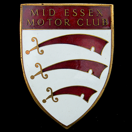 Mid Essex Motor Club Car Badge