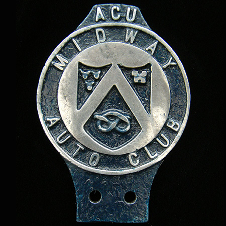 Midway Auto Club Car & Motor Cycle Badge
