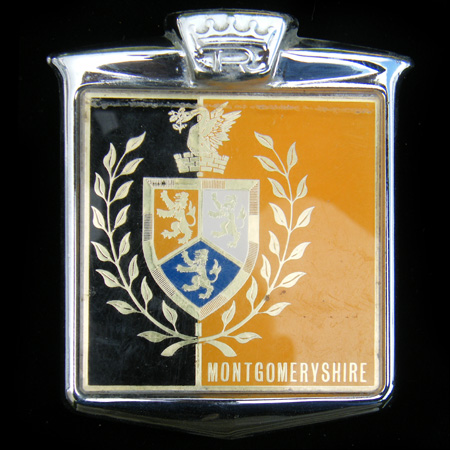 Montgomeryshire (Sir Drefaldwyn) Square Car Badge