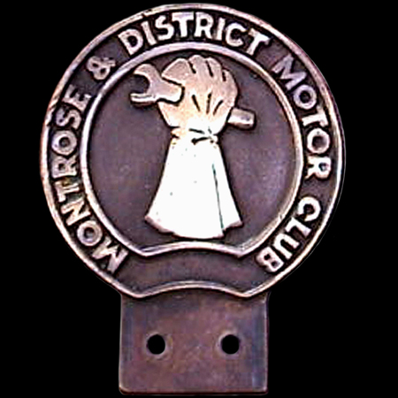 Montrose & District Motor Club Car Badge