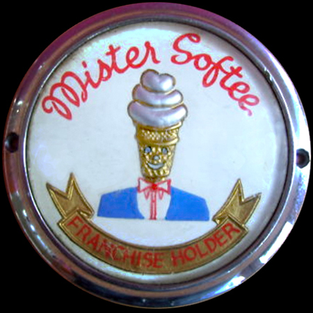Mister Softee Franchise Holder Car badge