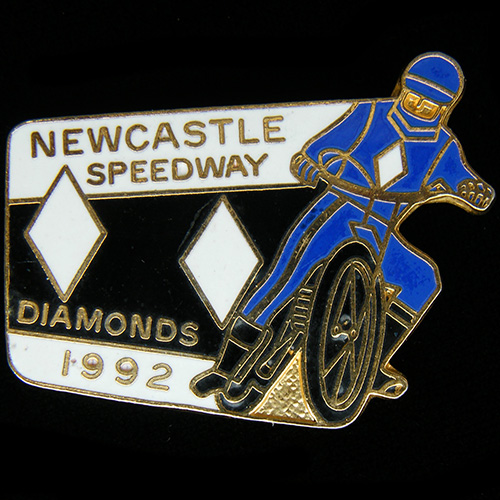 Newcastle Speedway lapel badge