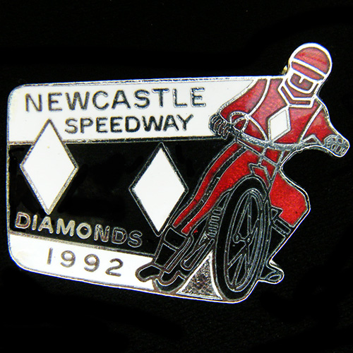 Newcastle Speedway lapel badge