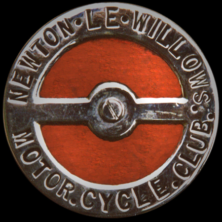 Newton Le Willows Motor Cycle Club Car Badge