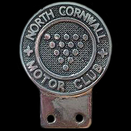 North Cornwall Motor Club Car Badge