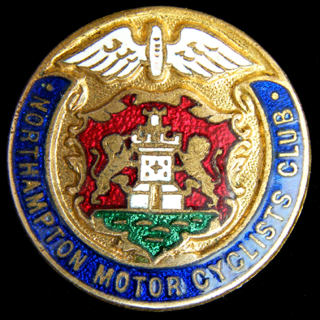 Northampton Motor Cyclists Club pin badge
