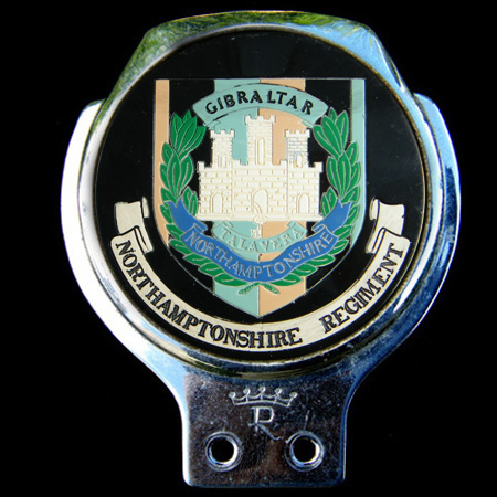 Northamptonshire Regiment Car Badge