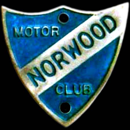Norwood Motor Club Car Badge