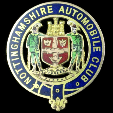 Nottinghamshire Automobile Club Lapel badge