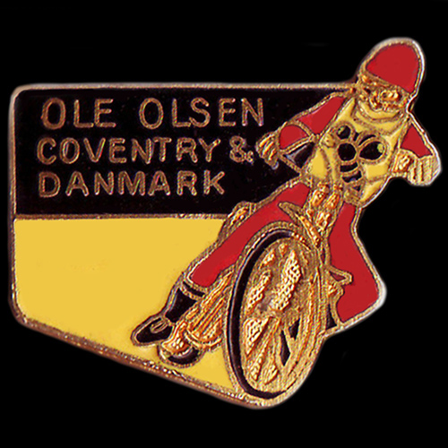 Ole Olsen Speedway lapel badge