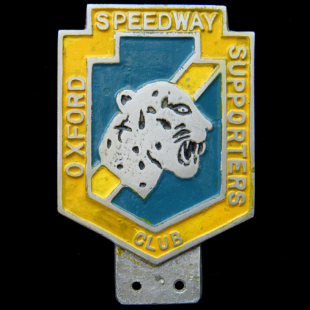 Oxford Speedway Supporters Club Car Badge